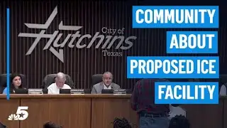 Hutchins residents pushback on proposed ICE detention facility | NBC DFW