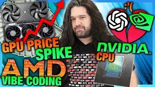HW News - OpenAI x NVIDIA Deal Questioned, GPU Prices Suddenly Skyrocket, AMD Vibe Coding