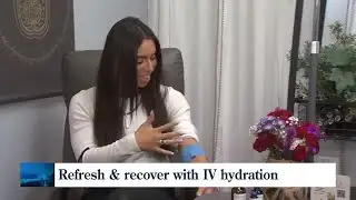 Hydration drip bar in Clemson