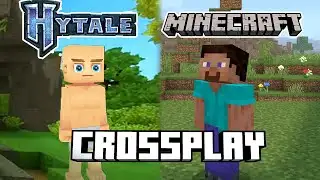 Hytale x Minecraft Multiplayer Mode NEW CROSSPLAY Hytale and Minecraft