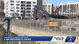 I-480 closes Friday for Farnam Street Bridge demolition
