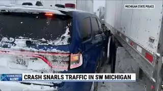 I-94 crashes snarl traffic in SW Michigan