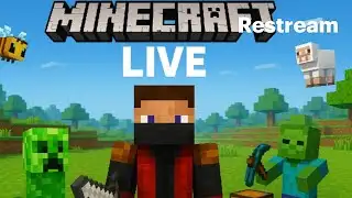 i am play minecraft in live steam!!