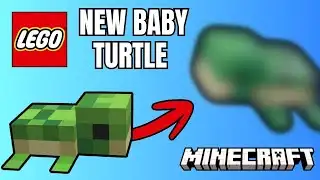 I Built the NEW Minecraft BABY TURTLE in LEGO