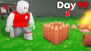 I Built the SMALLEST AFK Base in 99 Nights in the Forest.. (it worked)