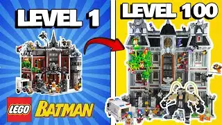 I Built The ULTIMATE LEGO Batman Arkham Asylum! + Bane Construction Build! 