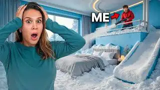 I Filled My Mom’s Room With SNOW