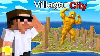 I Found Villager City In Minecraft..