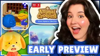I GOT EXCLUSIVE ACCESS TO ANIMAL CROSSING 3.0! 🏝️