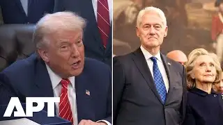 “I Hate to See It”: Trump Comments on Clintons Testifying in Epstein Case | APT