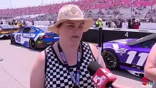 I made the evening news! | Feel the sound! #NASCAR 