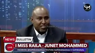 I miss Baba Raila Odinga-  Junet Mohammed cries live on tv JKL