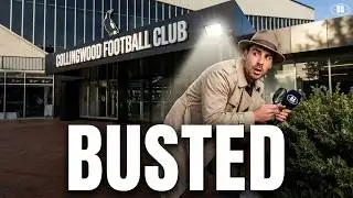 I snuck into Collingwood Training and got busted 😬