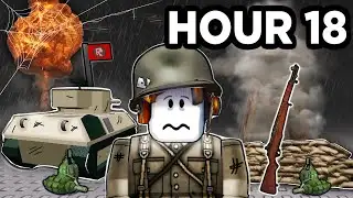 I Spent 24 HOURS in Roblox Army
