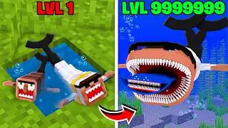 I Survived 100 Days as THE BLOOP in Minecraft