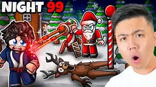 I Survived SANTA’S WORKSHOP in 99 Nights In The Forest..