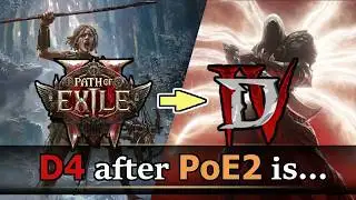 I tried going back to D4 after PoE2 and well...