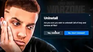 I uninstalled Warzone