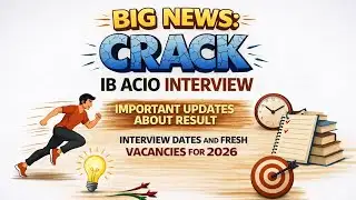 IB ACIO Tier 2 RESULT UPDATE 🔥 | New Notification 2026 BIG NEWS!