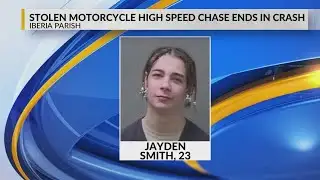 Iberia Parish high speed chase ends in crash