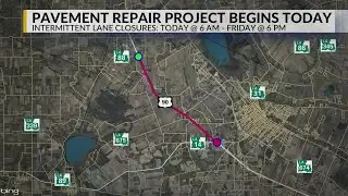 Iberia Parish pavement project beginning