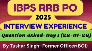|IBPS RRB PO 2025 Interview Experience|Asked Questions! Lucknow Panel #ibpsrrbpointerview