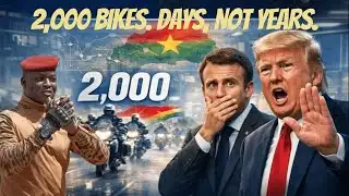 Ibrahim Traoré’s 2,000 Motorcycles Shock the U.S.: Security Shift in Da