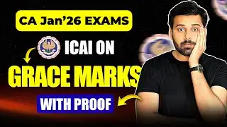 ICAI Give Grace Marks with PROOF ||  CA Jan 26 Exams