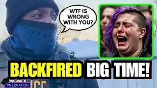 ICE Agent BREAKS the INTERNET after TORCHING Leftist Protestor (MUST SEE!)