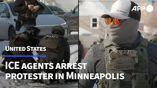 ICE agents arrest activist after being surrounded in Minneapolis | AFP