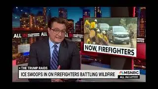 ICE agents stop firefighters from putting out forest fire
