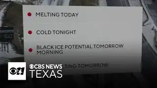 Ice begins to melt across North Texas; patchy freezing fog possible