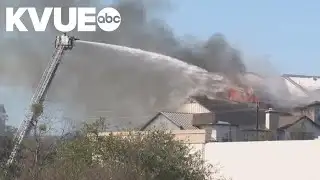 Ice impacting crews responding to Bee Cave apartment fire