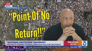 ICE protest underway in downtown L.A. amid ‘national shutdown’ REACTION