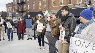 ICE Protests in West Lafayette Monday