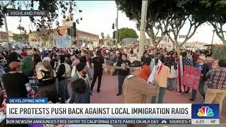 ICE protests push back against local immigration raids