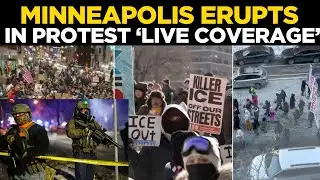 ICE SHOOTING MINNEAPOLIS LIVE | Live Coverage as Protests Erupt After Federal Shooting | World News