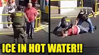 ICE Slapped With $50M Lawsuit For Throwing 79 Yr Old Man To Pavement