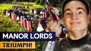 Ich BRECHE Manor Lords auf maximaler Schwierigkeit