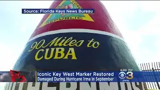 Iconic Key West Marker Restored