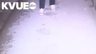 Icy road conditions continue to impact Austin on Monday