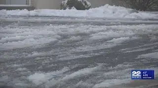 Icy roads and freezing rain create hazardous morning commute