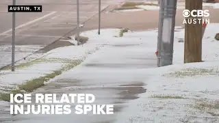 Icy sidewalks in Austin lead to spike in fall-related injuries