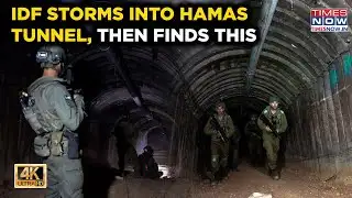 IDF Troops Storm Into Hamas Tunnel, Then Find This| Gaza Operations | Israel Vs Hamas | 4K | Raw