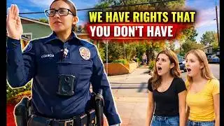 Idiot Female Cop Gets Owned "Filming In Public Is Harassment" First Amendment Audit
