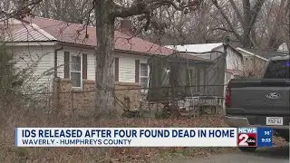 IDs release of 4 victims found dead in Waverly
