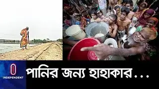 খাবার পানি সংগ্রহে ৫ কিলোমিটার হাঁটতে হয় তাদের II Bagerhat Water Crisis