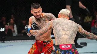 Ilia Topuria Knocks Out Charles Oliveira 👊 | UFC 317
