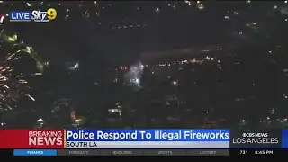 Illegal fireworks light up LA as many celebrate July 4th