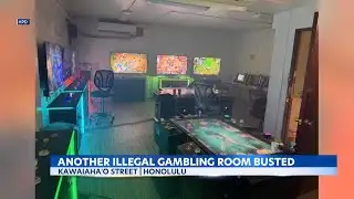 Illegal gambling ring busted in Honolulu; 2 arrested, $135K in machines seized